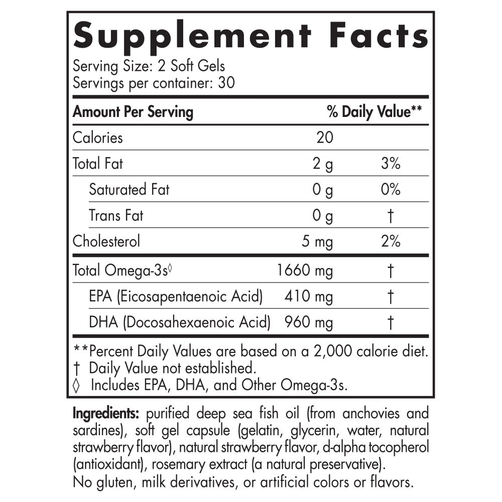 DHA Xtra Supplement Facts