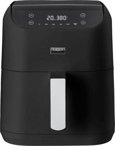Bella Pro Series - 6-qt. Digital Air Fryer - Black