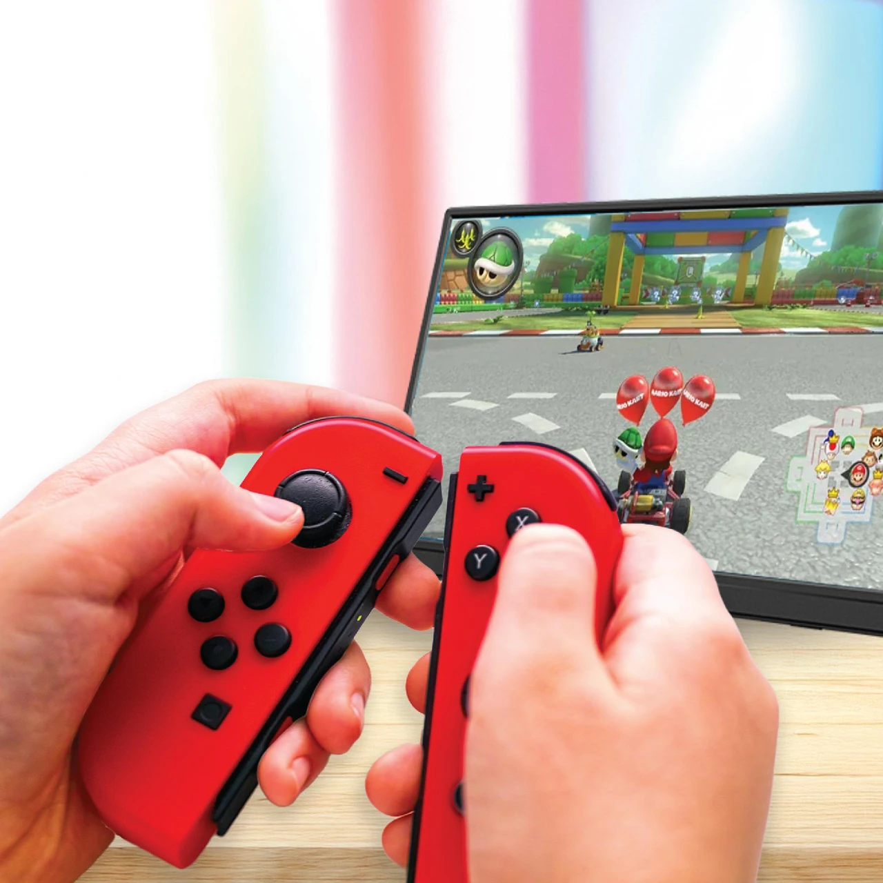Laser portable monitor used for gaming