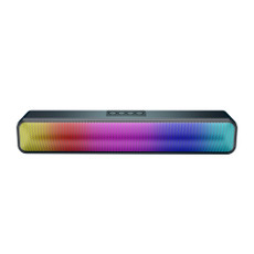 Laser RGB Gaming Soundbar: Portable, Bluetooth, Multi-Input