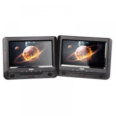 Laser 9" Dual Screen Portable DVD Player for Car & Home