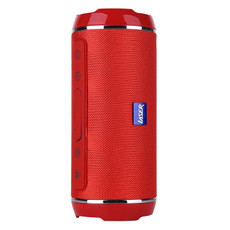 Laser Bluetooth Pill Speaker Red with FM Radio