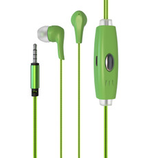 Laser Kids Glowing LED Earbuds Green