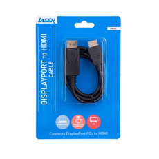 Display Port to HDMI Cable 1m