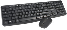 Laser Multimedia Wireless Keyboard and Mouse Combo (Black)