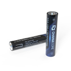 Laser USB-C Rechargeable AAA Battery Close-Up
