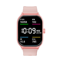 V-Fitness Smart Watch 2 Inch Touch Screen Pink Front View