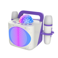 Laser Kids Karaoke Machine with Bluetooth and disco lights