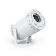 Laser 720p smart portable projector in white