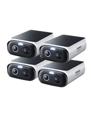 Baseus S1 Lite 2K solar security camera four pack in white