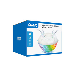 Floating Bluetooth Pool Speaker with Fountain | Laser