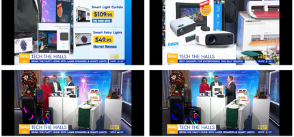 Tech The Halls with Laser on The TODAY Show!