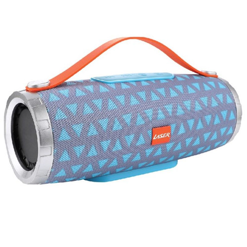 Laser Compact Wireless Tube Speaker Blue