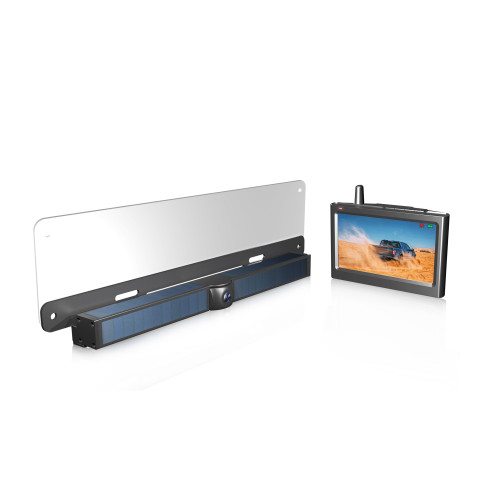 Laser Wireless Solar Parking Camera and Monitor - Full Set