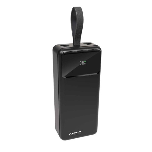 Laser 27000mAh Powerbank with LED Display Black