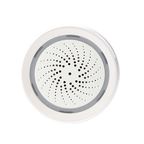 Laser Smart Wi-Fi Alarm with 90dB Siren - Front View
