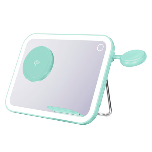 Charging station with Qi2 certification badge visible