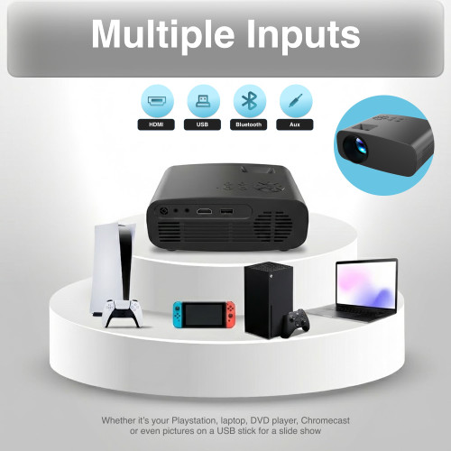 Projector Gateway Laser HD LED Projector with Bluetooth 150 ANSI | Laser