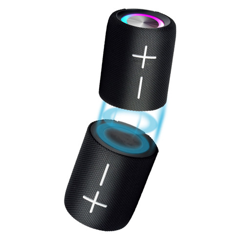 Laser Magnetic Bluetooth Pill Speaker Black - Portable