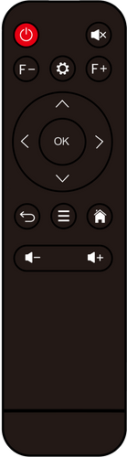 Laser replacement remote control for smart projector