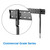 slim tv wall bracket commercial grade