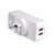 Laser Smart Wi-Fi Plug with USB and Power Monitor - White