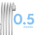 0.5 metres Lightning to USB-A Cable