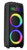 Laser RGB LED Party Speaker front view with vibrant lights