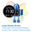 Laser Kids Robot Alarm Clock Blue