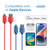 Laser Lightning Cable Red and Blue Compatible with Apple Devices