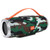 Laser Wireless Tube Speaker with Camo Design - Front View