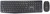laser wireless keyboard black full size layout top view