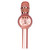 Laser LED Karaoke Microphone Rose Gold