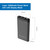 Laser 10000mAh Power Bank with LED display Black