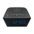 Black alarm clock with 10W charging pad