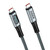Laser 240W USB-C to USB-C LCD Braided Cable 1M