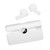 Laser TWS Earbuds with Powerbank Charging Case: White