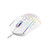 Laser White RGB Gaming Lightweight Mouse with Adjustable DPI