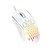 Laser White RGB Gaming Lightweight Mouse with Adjustable DPI