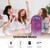 Laser Portable Fabric Bluetooth Speaker Max Purple