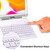 Laser White Keyboard Case for iPad 10th Gen Open