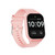 V-Fitness Smart Watch 2 Inch Touch Screen Pink Side Angle