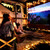 Laser Multi-Angle LED Projector setup in caravan park