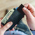 Laser Smart Card close-up inside a wallet