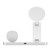 ChargeCore 3-in-1 Wireless Charging Stand - White - Front View