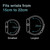 V-Fitness Smart Watch GPS and 2.1 inch Black
