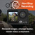 High-performance 4K action camera with 90-minute battery life and nonstop recording