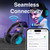 Laser Headphones with Bluetooth seamless pairing