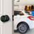 Smart Doorknob Lock Installed on Garage Door