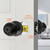 Smart Doorknob Lock Dimensions Diagram for Installation